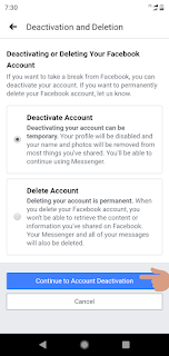 How to delete facebook account