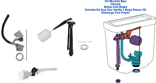 Kit Completos Para Mochilas Depositos De Inodoros. 