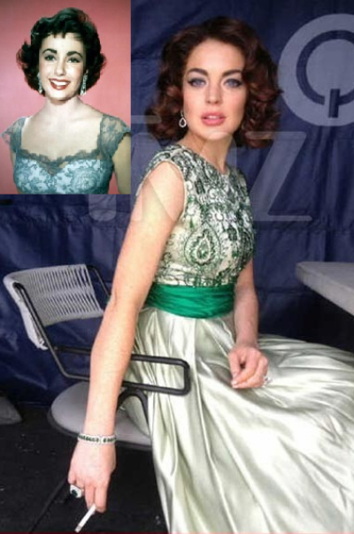 Photo-of-Lindsay-Lohan-as-Elizabeth-Taylor-Leaks