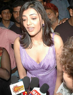 Kajal Agarwal Super Hot Cleavage Unseen Collections