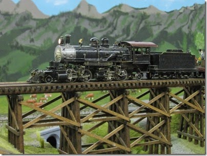 IMG_5505 2-4-4-2 Mallet on the LK&R HO-Scale Layout at the WGH Show in Portland, OR on February 17, 2007