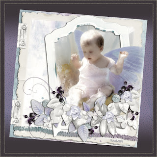 scrapbooking digital baby butterfloy flowers free download