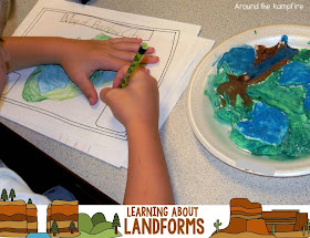 Landforms creative writing project~Making maps of our islands.