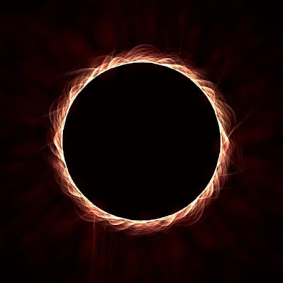 Solar eclipse animation made with Processing.