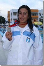 MGabriela Santis-medalla de plata