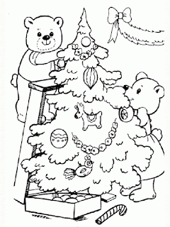 dibujos para colorear de navidad