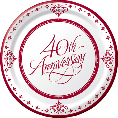 For 25th wedding anniversary decorations find silver anniversary items 