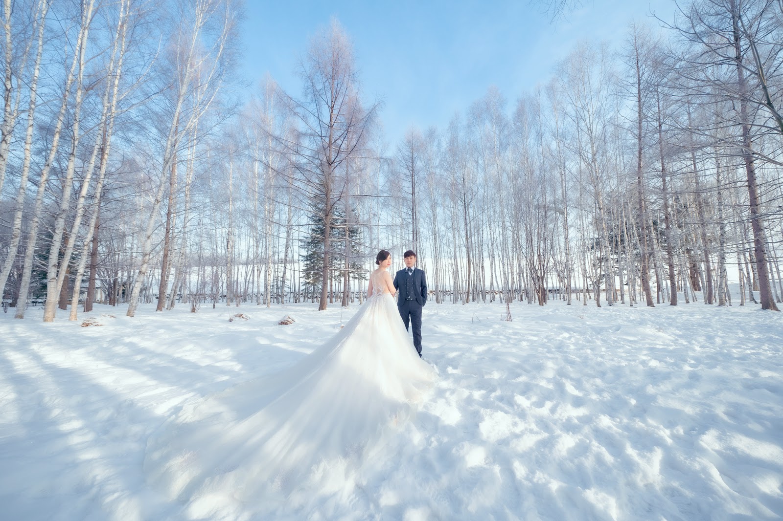 北海道婚紗/日本海外婚紗/下雪/北海道大學/小樽/札幌/雪天使/雪地婚紗/世界最美的北海道雪景婚紗/台北海外婚紗推薦/瑪朵婚紗