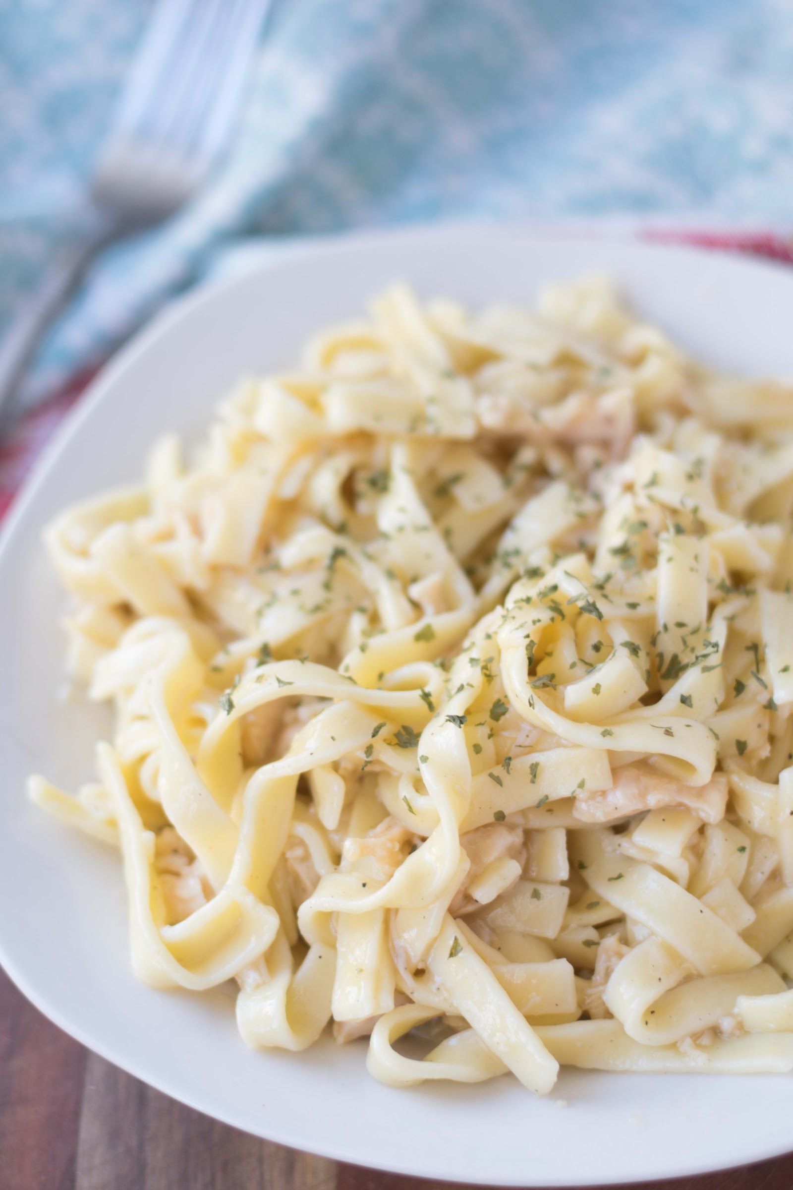 Easy Chicken and Noodles Recipe (no canned soup)