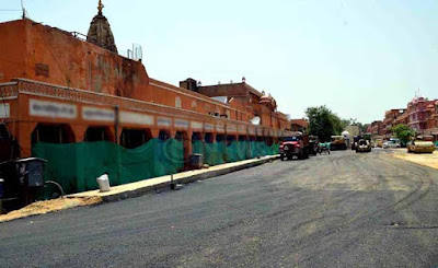 Choti Chopad to Chandpole road, Jaipur Metro, Chandpole Jaipur, छोटी चौपड़ से चांदपोल की राह, छोटी चौपड़, चांदपोल, जयपुर मेट्रो