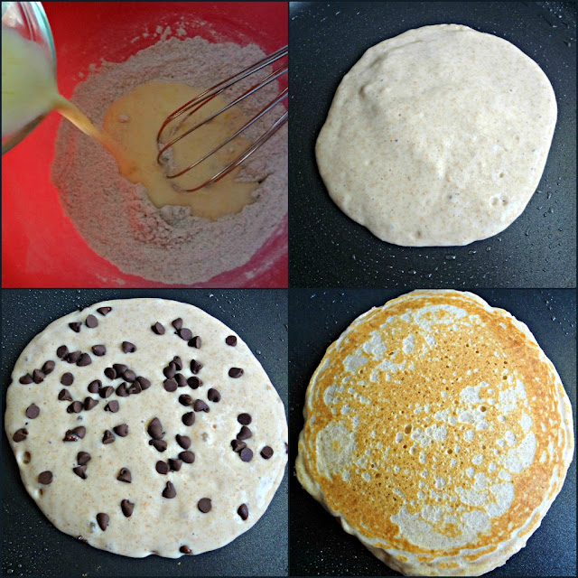 Whole Wheat Greek Yogurt Pancakes