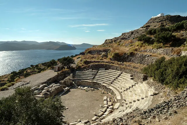 Ancient theatre klima milos