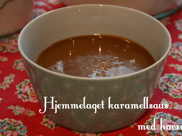 Karamellsaus med havsalt