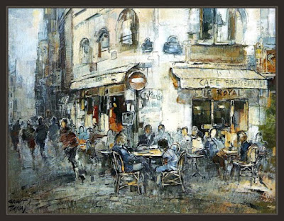 PARIS-CAFETERIAS-PINTURAS-ERNEST DESCALS