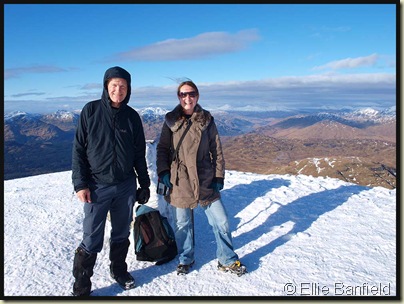 On the summit of Ben Lomond