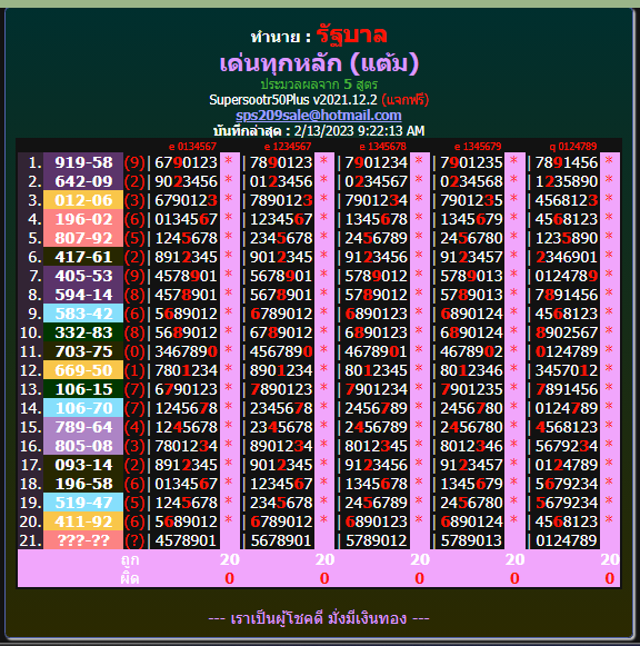 Thai Lottery 3UP Total Game Update | 16-2-2023 | Thai Lottery Result Today