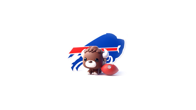 3D Cute Buffalo Mascot for Buffalo Bills NFL Team HD Wallpaper