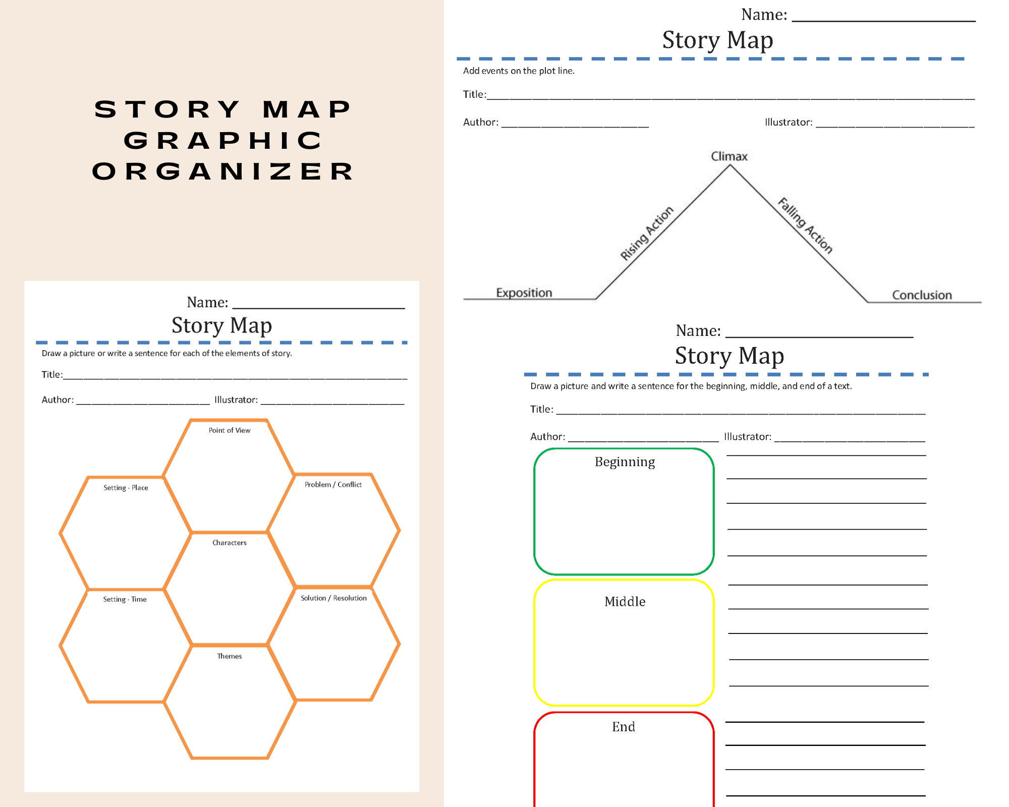 Story Map Graphic Organizer