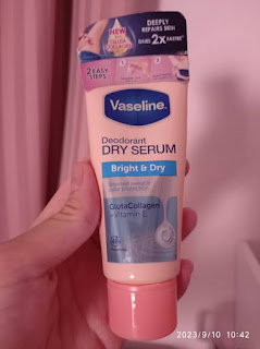 review vaseline deodorant dry serum