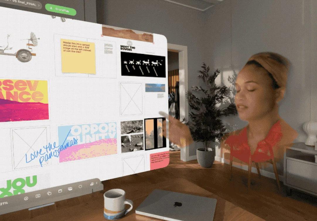 Apple Vision Pro 想像與現實融為一體！Personas 空間角色正式啟動