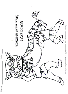 Chinese Lion Dance Coloring Pages