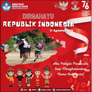 Twibbon Dirgahayu Republik Indonesia 17 Agustus 2021 Direktorat  SD