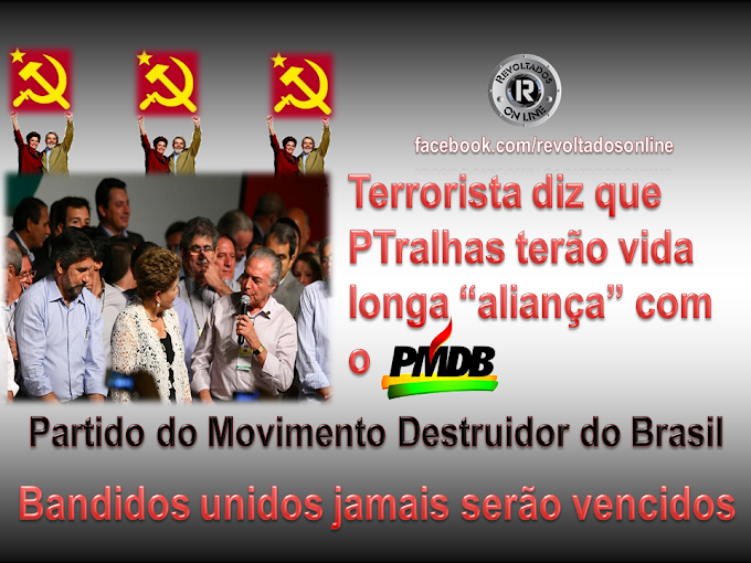 PT e PMDB, se não fosse trágico, seria cômico !@!