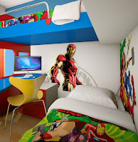 Habitaciones de Super Héroes para niños y adolescentes