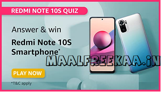 redmi note 10s get FrEE play contest