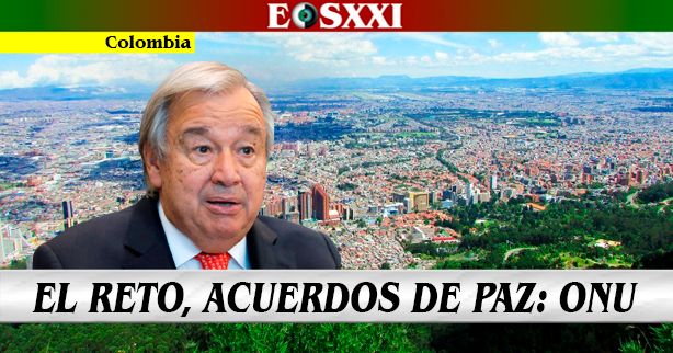 Secretario general de la ONU felicita al pueblo colombiano y celebra la jornada electoral pacífica