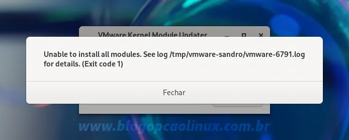 Unable to install all modules. See log for details (Exit code 1)
