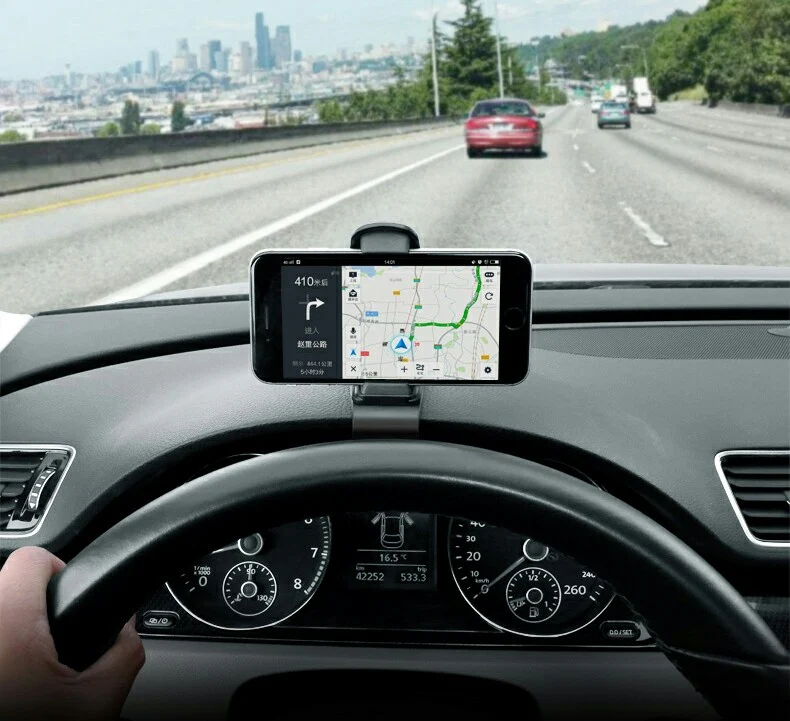 Bakeey GPS Navigator Holder for Vehicle Dashboards: Offers 360-Degree Rotation - Overview