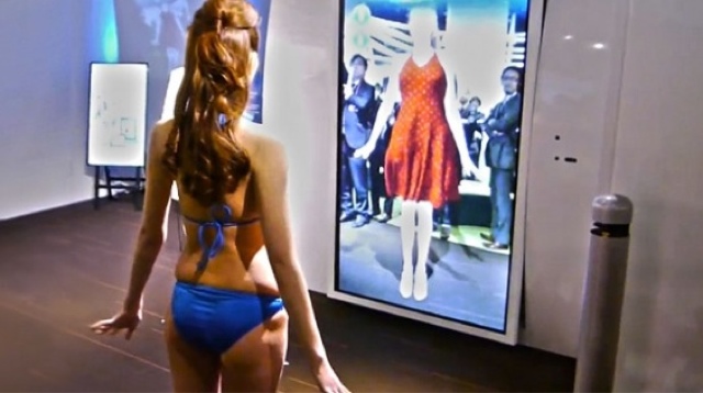 wonderwall: Magic mirror lets you try on fully interactive virtual clothes