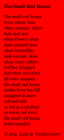 The Poem Farm: The Small Red House - Color Words 
