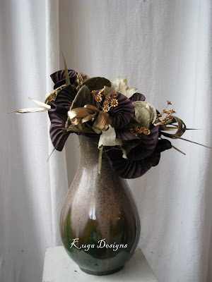 Deep Rich Purple Centerpiece