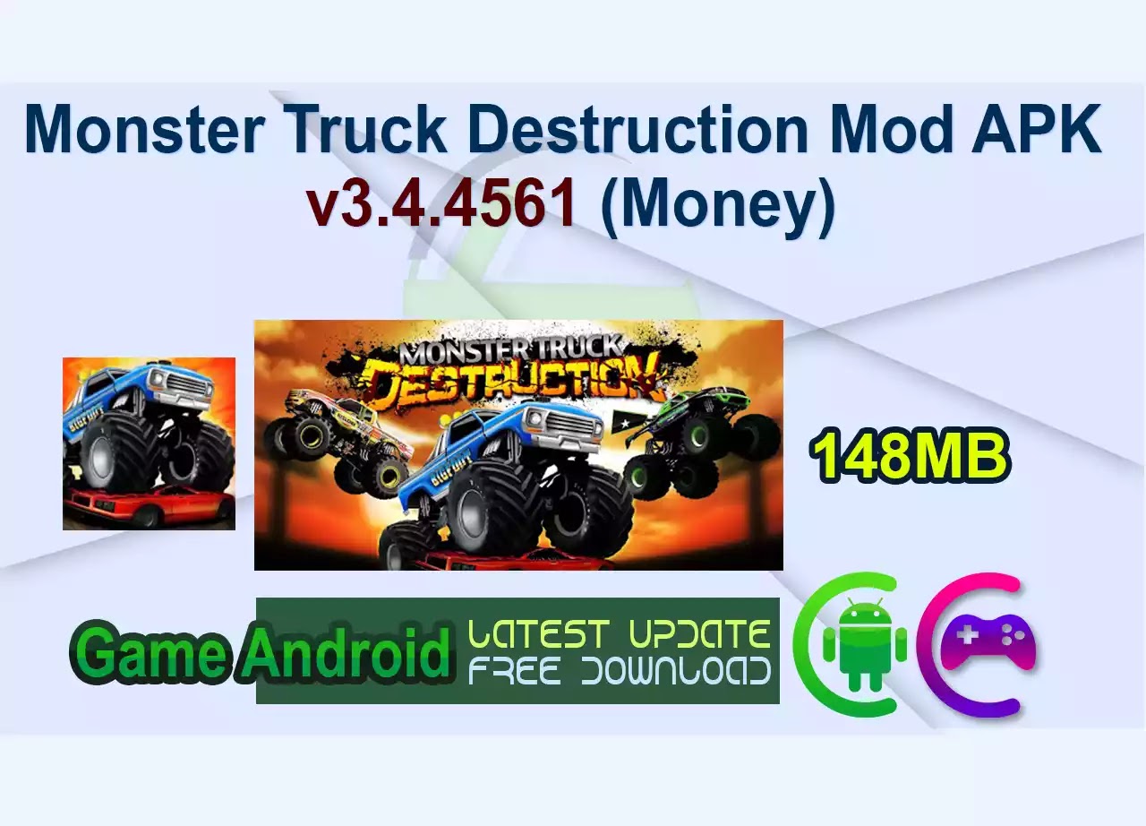 Monster Truck Destruction Mod APK v3.4.4561 (Money)