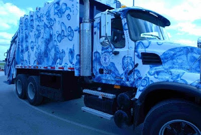 Clean Water Garbage Art Truck 