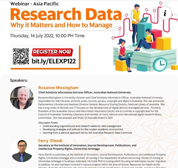  Free International Webinar on Research Data - Why It Matters and How to Manage 