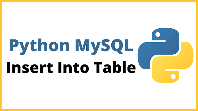 python mysql insert