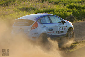 Ford Fiesta rally car at 2013 Oregon Trail Rally