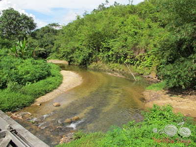 nice clear river water at Padawan highland