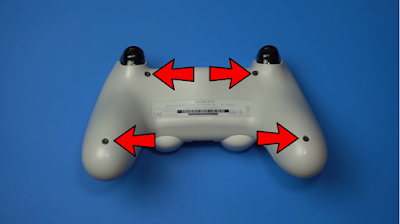 Open Screws on dualshock Controller 