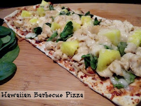 Hawaiian Pizza, Barbecue and Pineapple Pizza, Pineapple Chicken and Barbecue Pizza