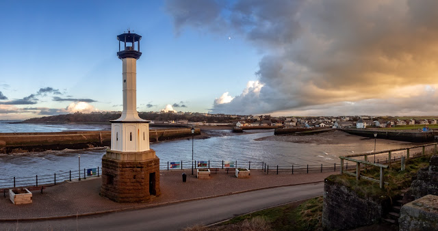 Photo of mixed weather at Maryport on Wednesday