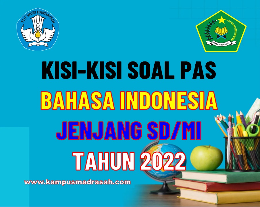 Kisi-kisi PAS Bahasa Indonesia Kls 5 SD/MI