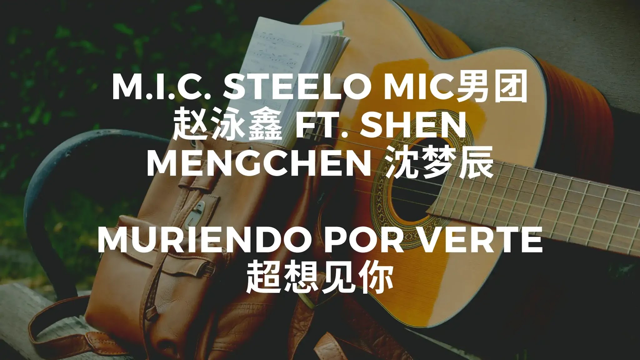 Aprende cantando: Muriendo por verte - M.I.C. Steelo ft. Shen MengChen [ES/CH/Pinyin]