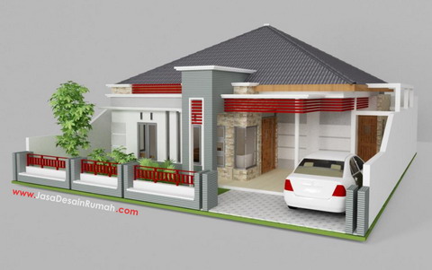 Desain Rumah Muslim on Jasa Desain Rumah Rumah Pak Wicara 2 Jpg