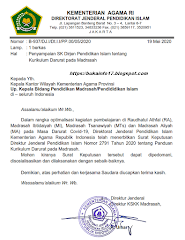 Dirjen Pendis Terbitkan Panduan Kurikulum Darurat Pada Madrasah