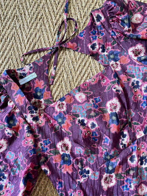 Diary of a Chain Stitcher: Closet Core Patterns Pauline Dress in Viscose Jacquard Print from Selvedge and Bolts
