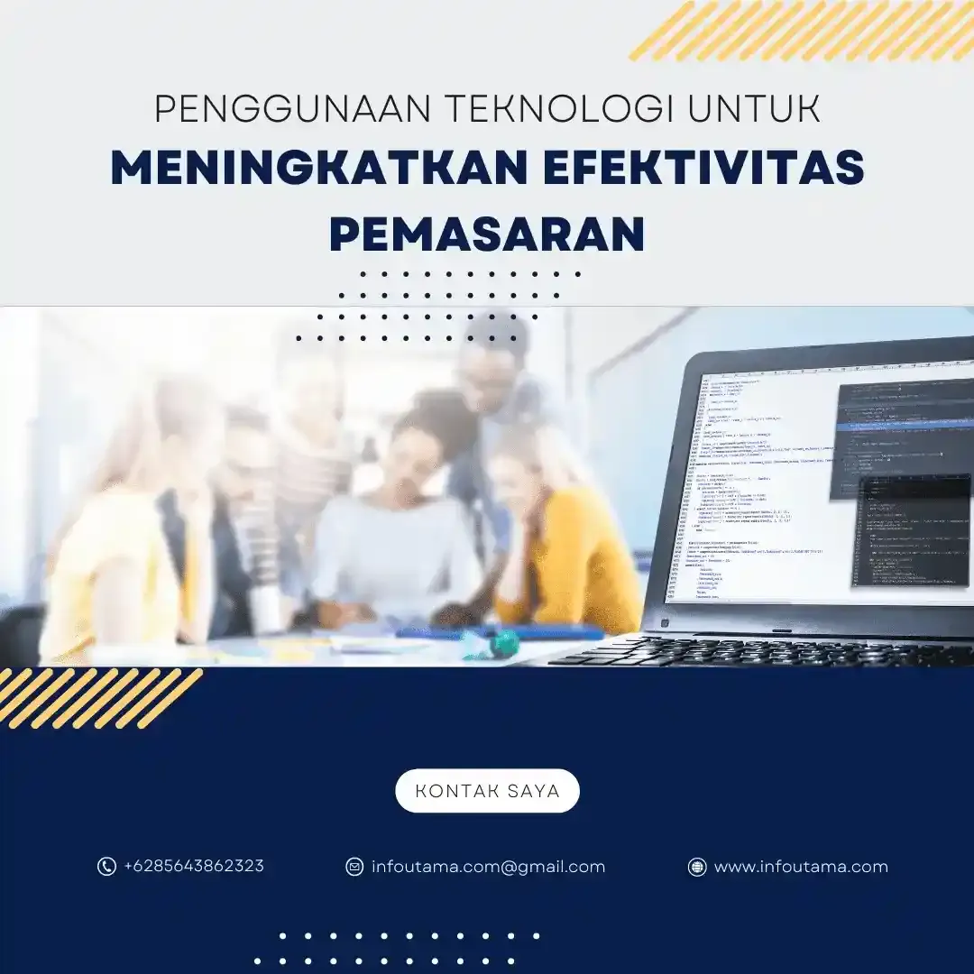 Penggunaan Teknologi Untuk Meningkatkan Efektivitas Pemasaran